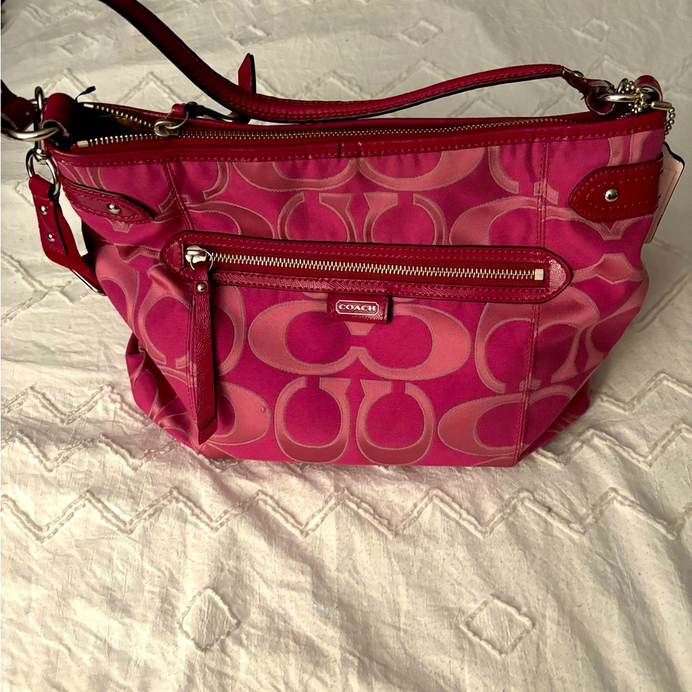 Coach Daisy Multiple Signature Convertible Hobo bag
